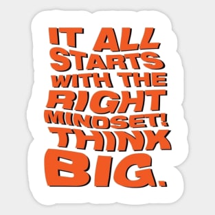 think big Sticker